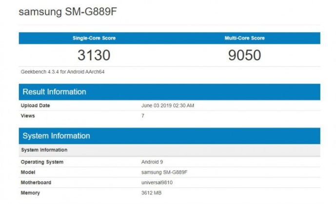 Alleged Samsung Galaxy S Active Geekbench Listing Appears Launch