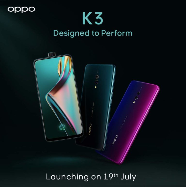 Oppo K3 Confirmed To Launch In India On July 19 As Amazon Exclusive