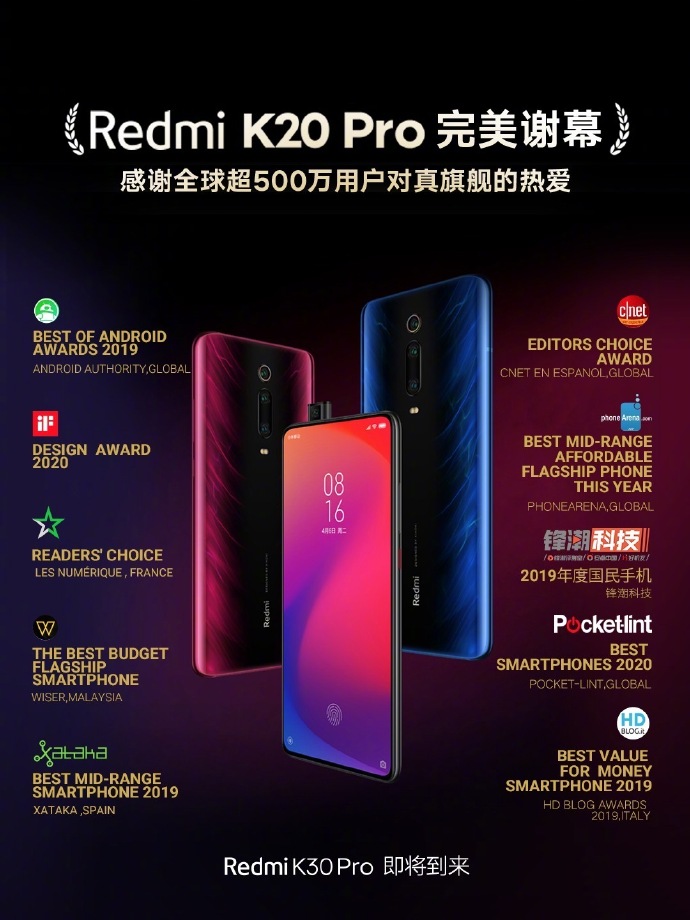 Xiaomi K30 Pro Характеристики