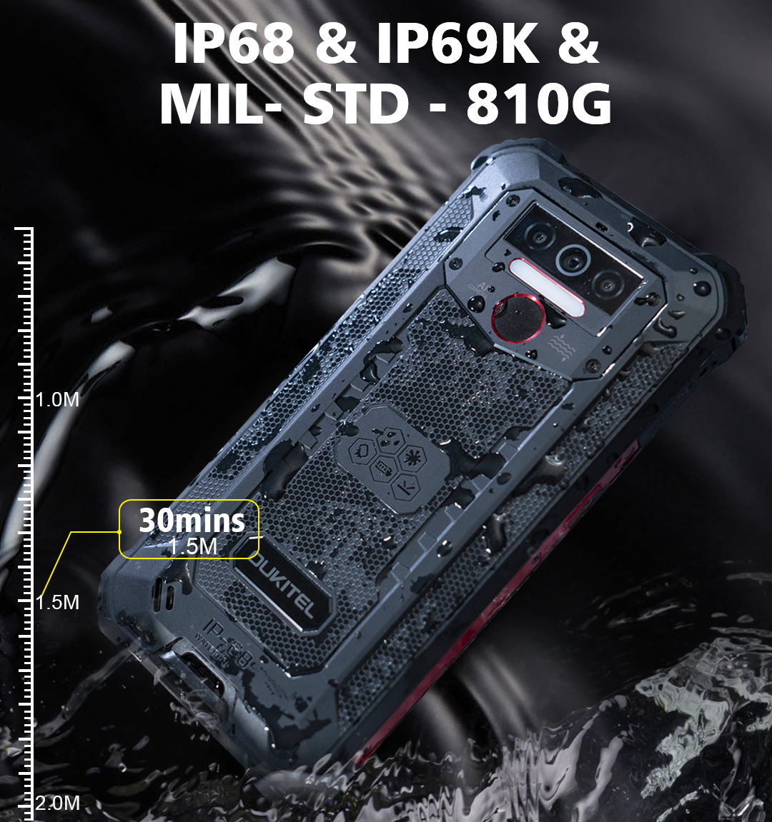 Oukitel WP5 Pro Rugged Smartphone Launched With A 8000mAh Battery