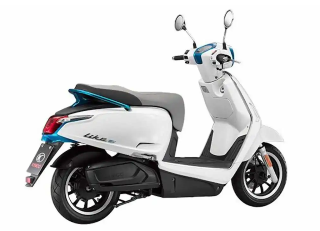 Kymco Unveils The Like Ev E Scooter With A Km Range Navigation