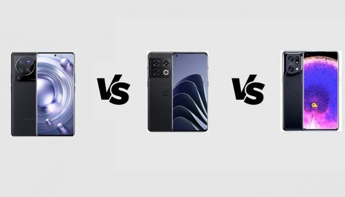 Vivo X80 Pro Vs OnePlus 10 Pro Vs Oppo Find X5 Pro Specs Comparison