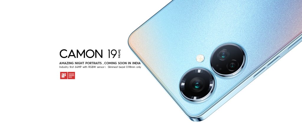 Tecno Camon Neo Design Specs Teased Ahead Of Indian Launch