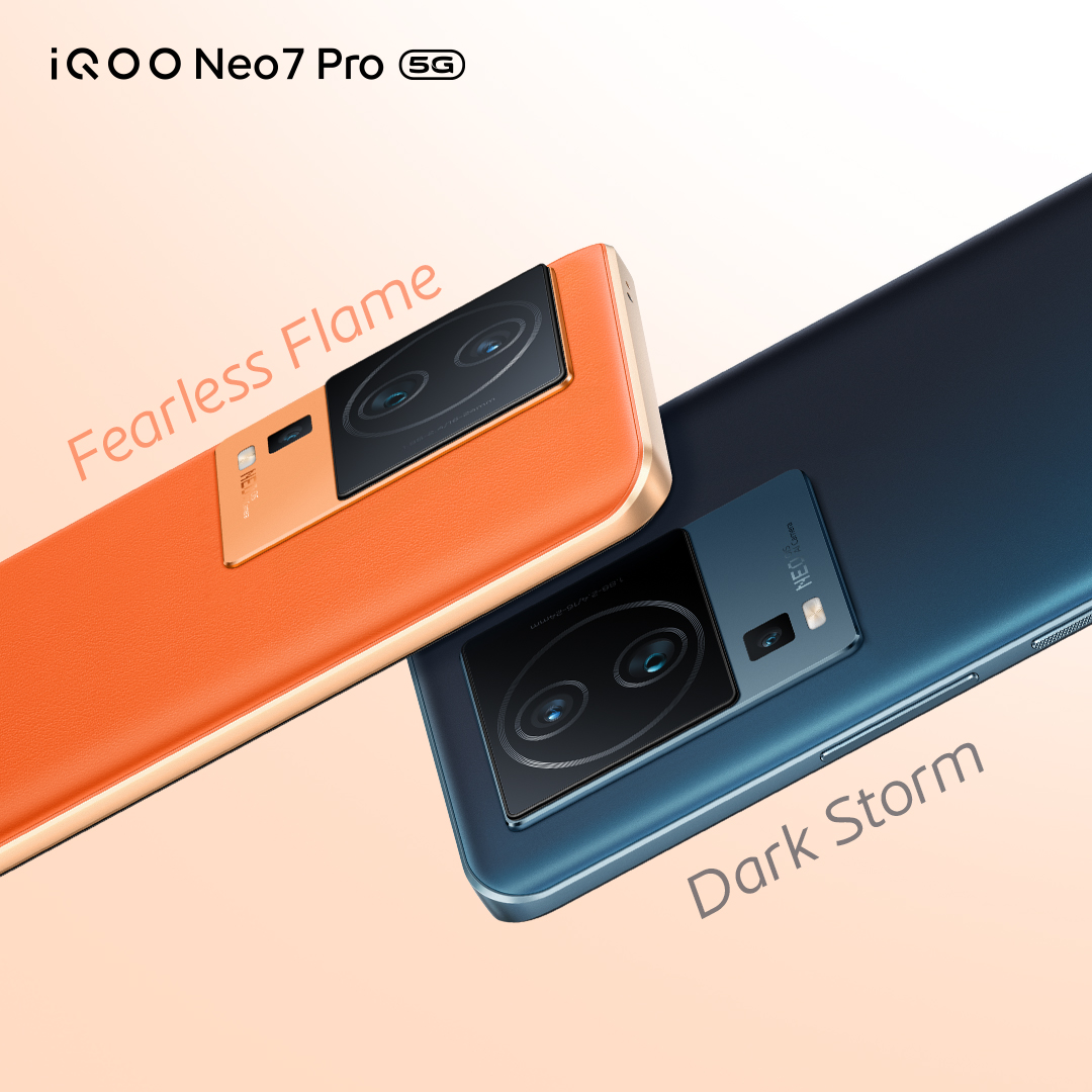 Iqoo Neo Pro G Fearless Flame Dark Storm Color Options Unveiled