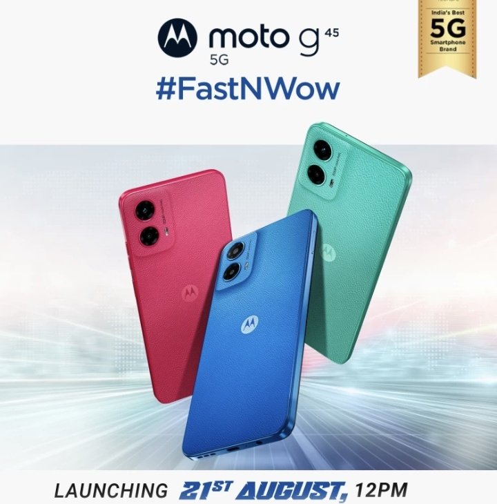 Update Launch Date Confirmed Moto G45 5G Specifications Images