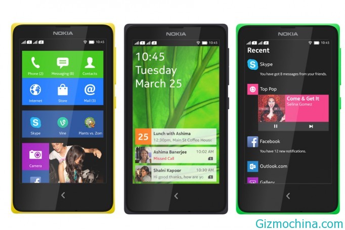 Nokia X and Nokia X+ as the Android phone from Nokia - Gizmochina