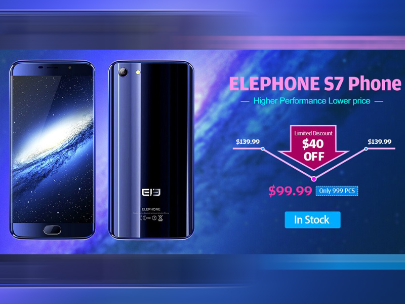 Preorder Elephone S7 Smartphone For Only $99.99 On Banggood - Gizmochina