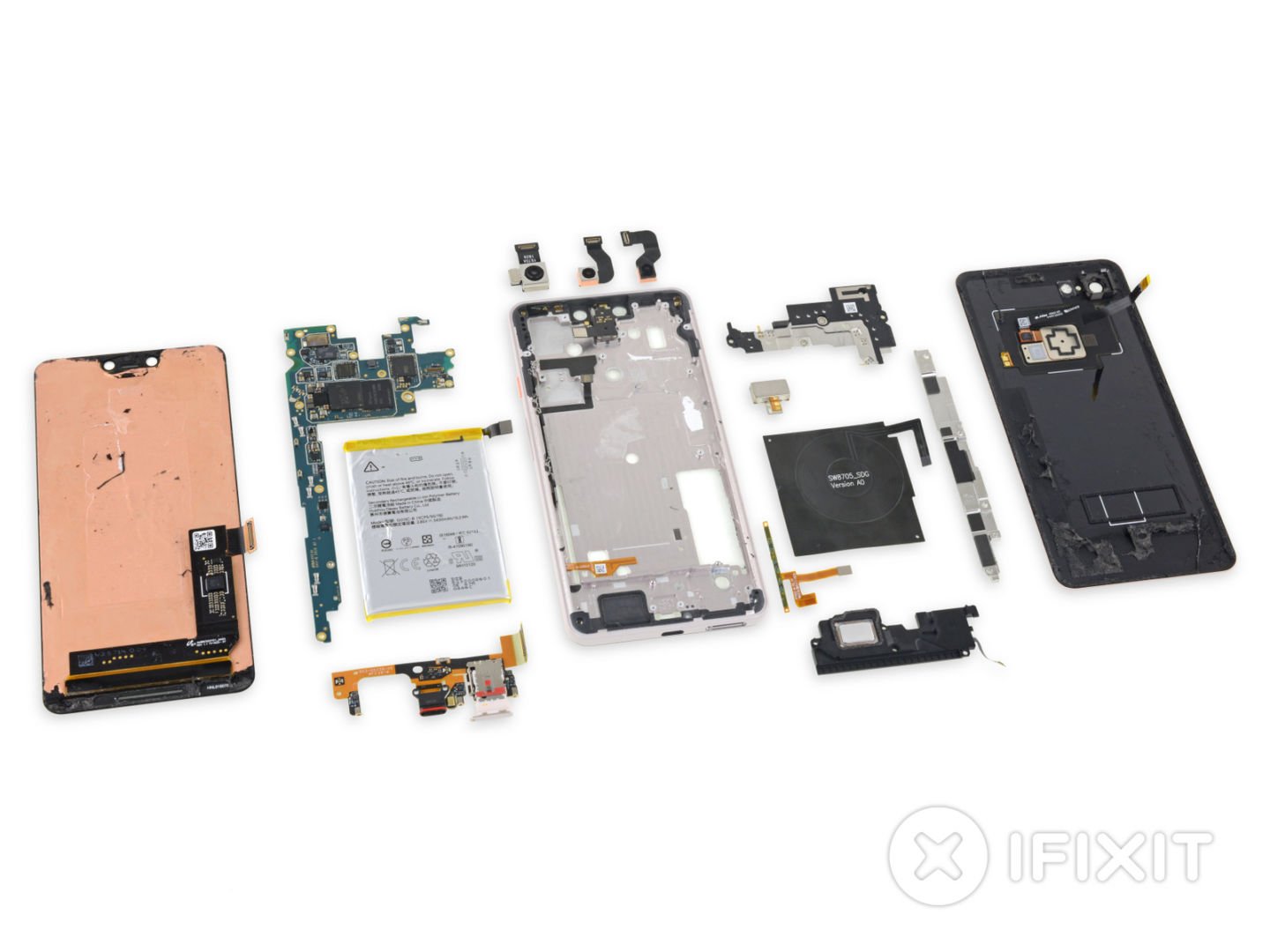 Google Pixel 3 devices using Samsung AMOLED confirms iFixit teardown ...