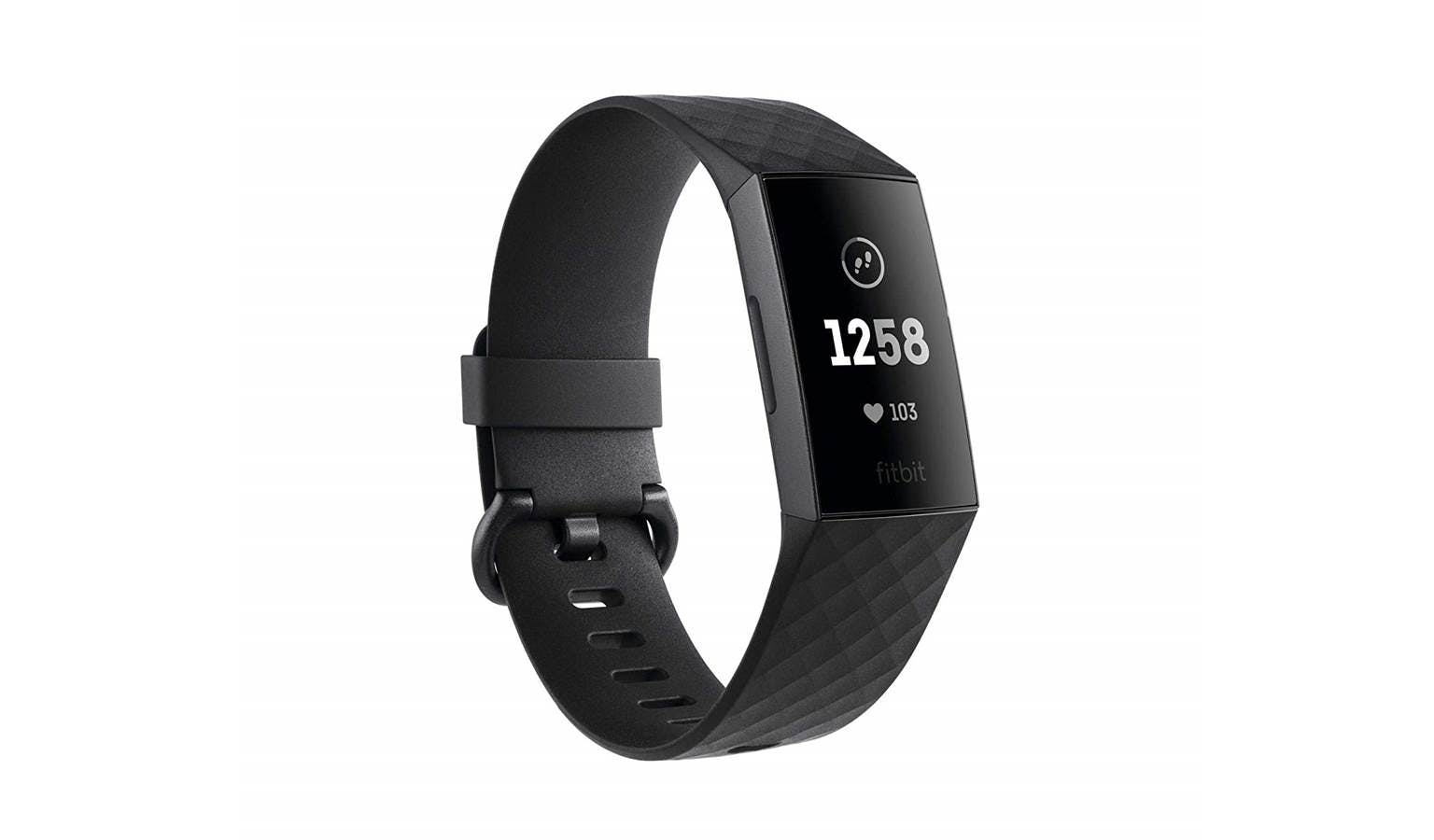 fitbit charge 3 fitness tracker with heart rate monitor