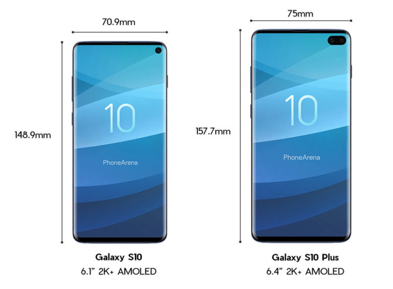 s10 phone size