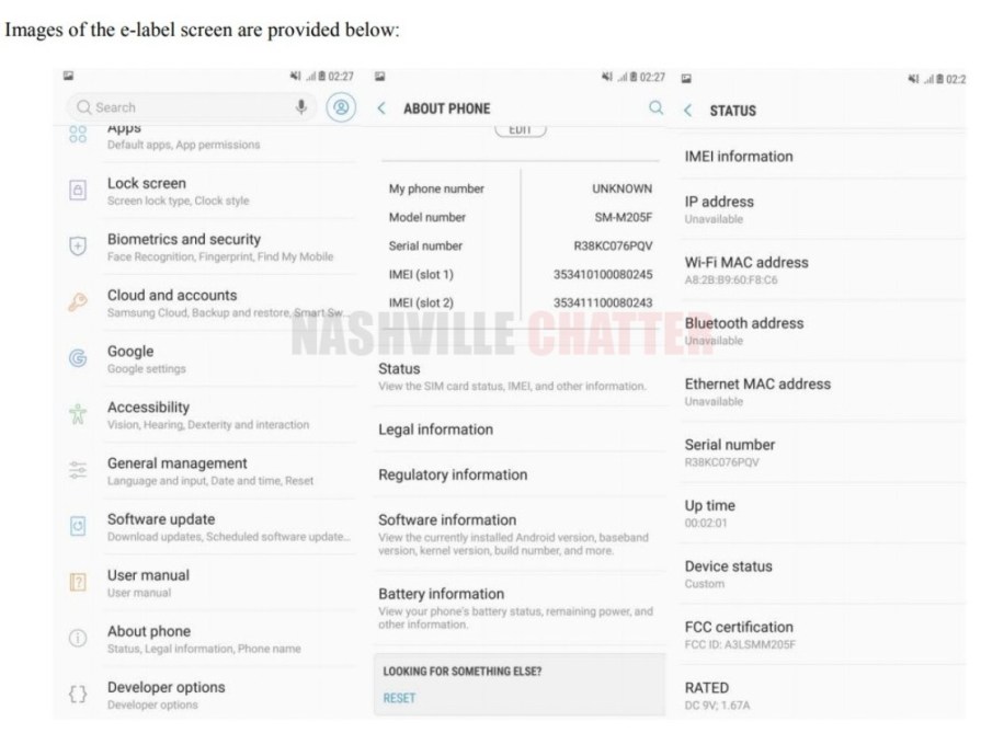 Samsung Galaxy M Live Photo Leaked And Key Details Appear Through Fcc Certification Gizmochina