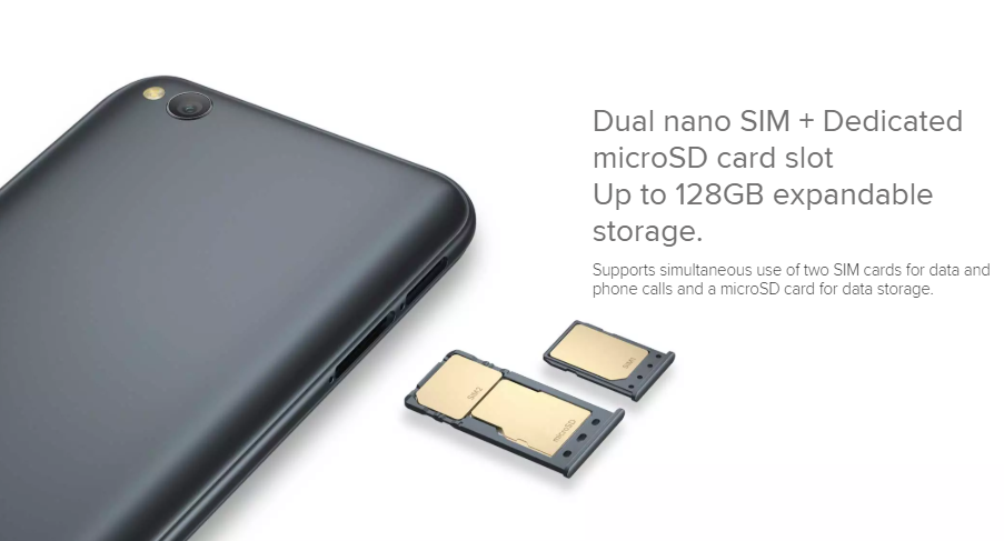 redmi go expandable memory