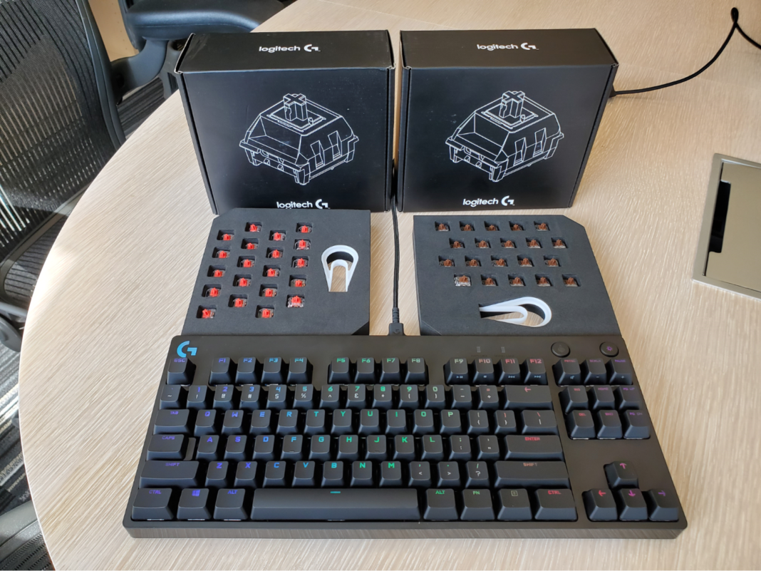 Logitech G Pro X mechanical keyboard adopts an easy swappable switch ...