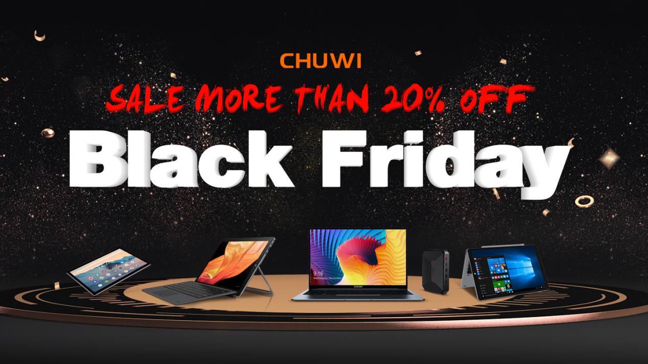 Chuwi enters the Black Friday deals with offers up to 20% off! - Gizmochina