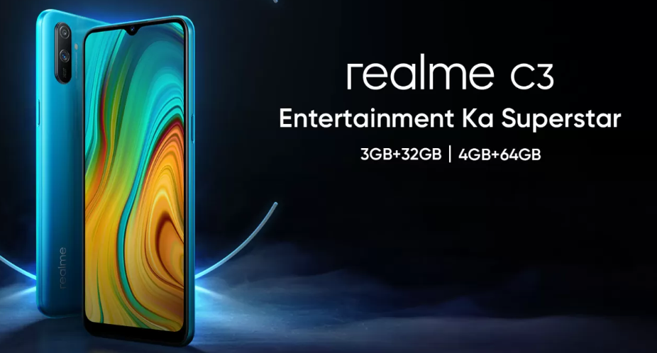 realme c3 flipkart 4 64