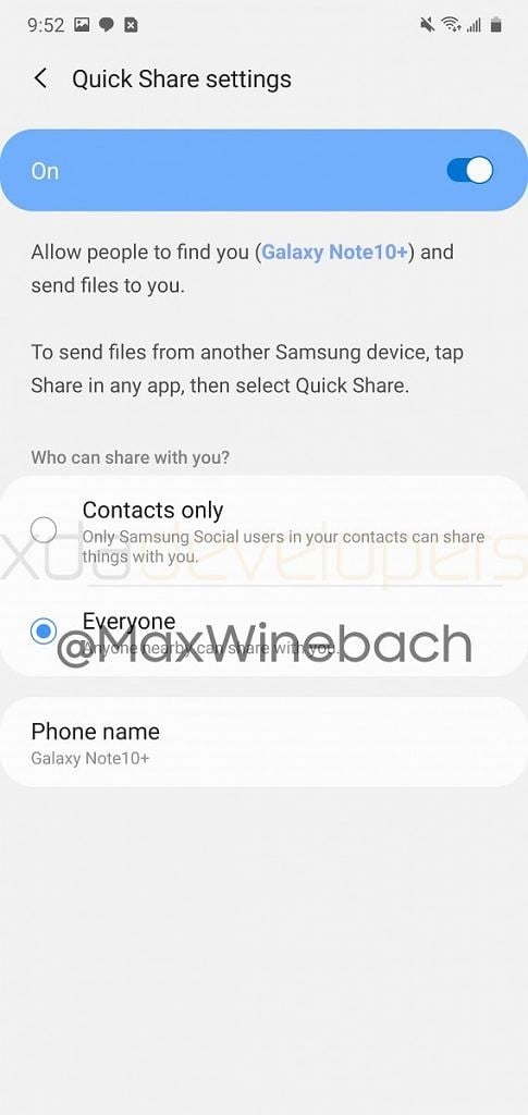 Quick Share is Samsung's upcoming version of Apple's AirDrop - Gizmochina