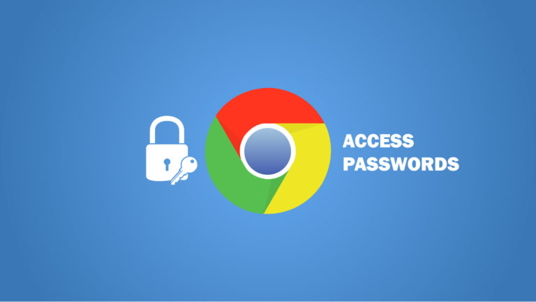access google chrome passwords