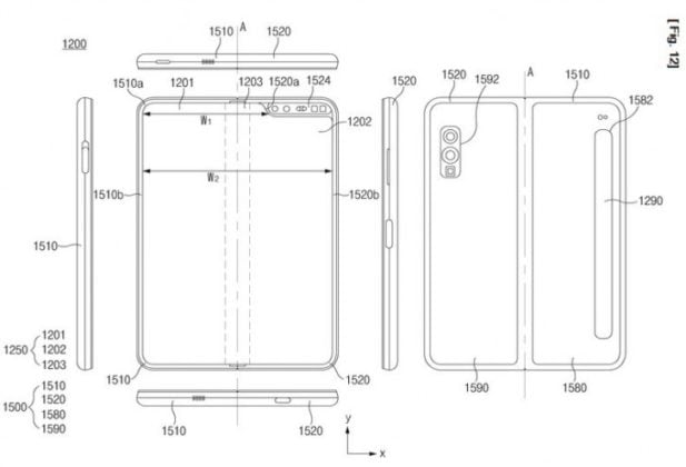 galaxy fold dimensions