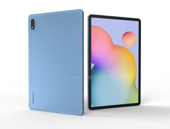 Samsung Galaxy Tab S7 CAD renders reveal slim bezels and dual cameras ...