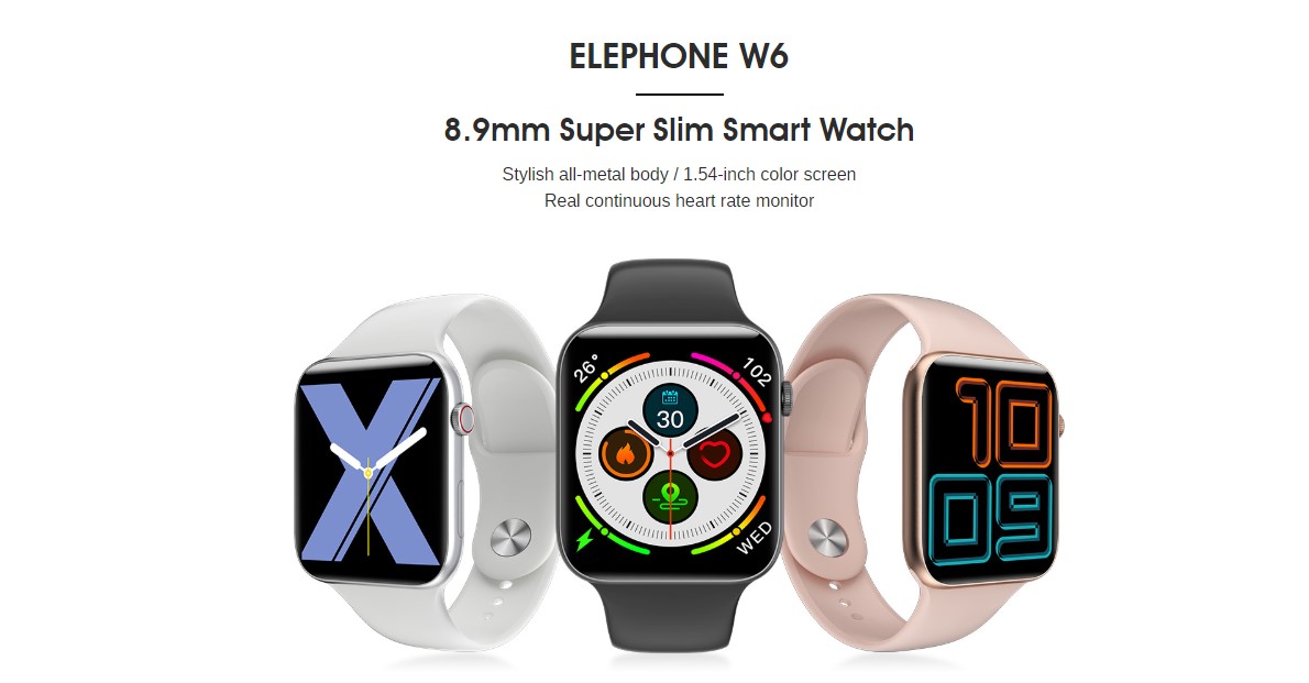 Elephone W6 smartwatch goes on sale via the company's official store ...