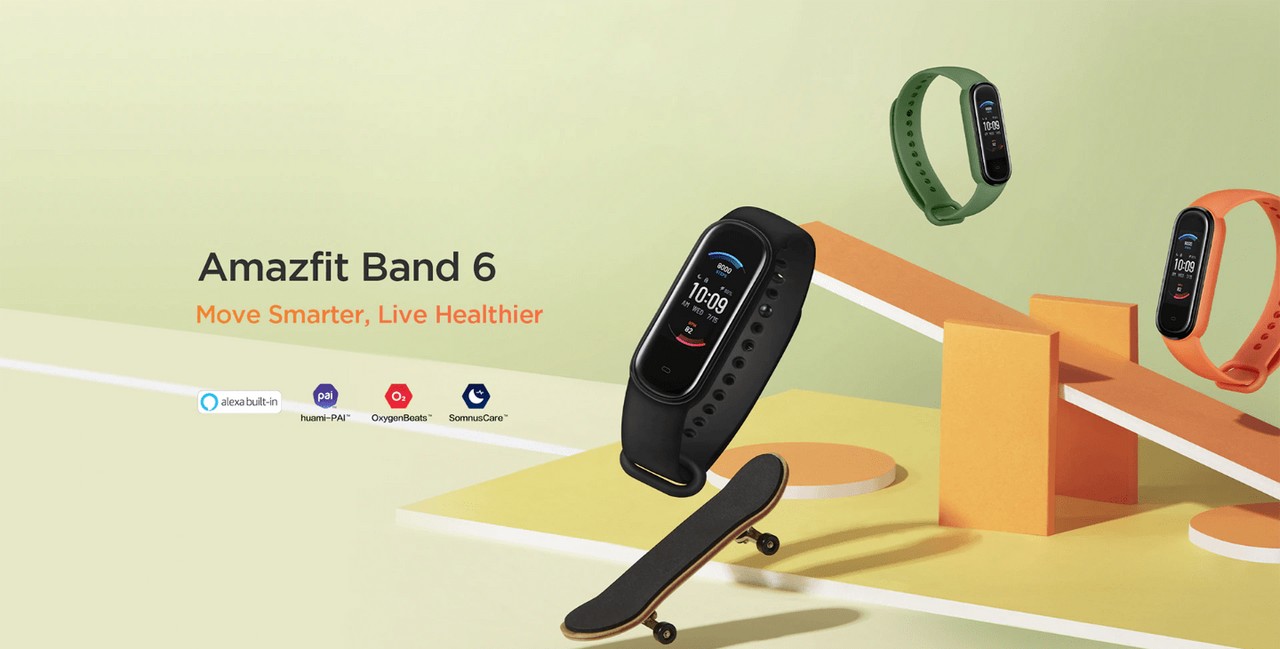 Amazfit Band 5, Black, Fitness Tracker, 15-Day Battery Life, Water  Resistant