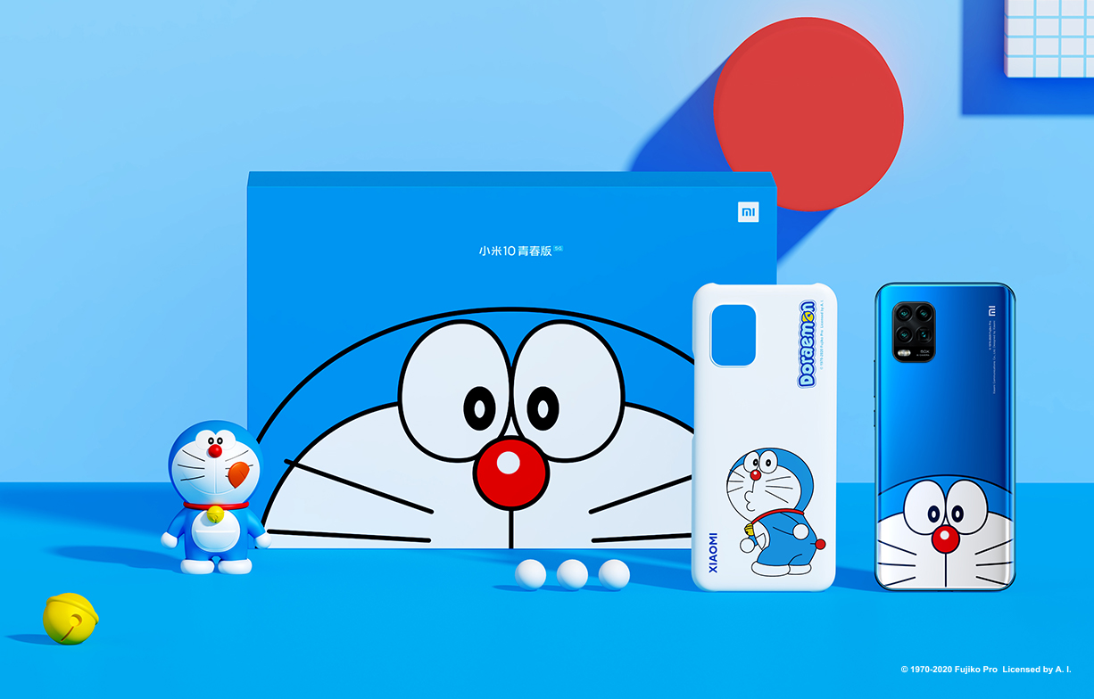Xiaomi Mi 10 Youth Doraemon Limited Edition launches for 2,799 ...