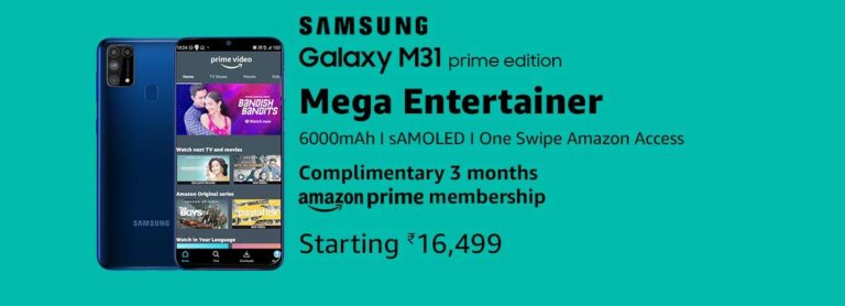 samsung m31 prime edition specification