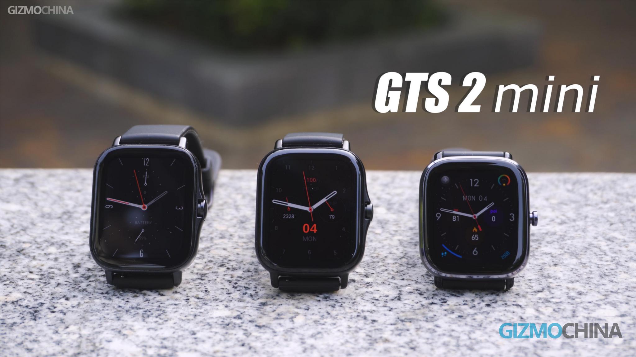 Amazfit GTS 4 Mini vs Amazfit GTR2e  Full Specs Compare Smartwatches 
