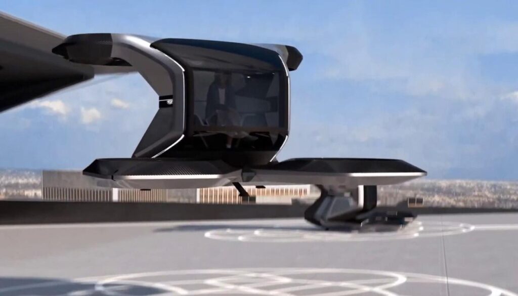 GM unveils a futuristic self driving Cadillac that can fly - Gizmochina