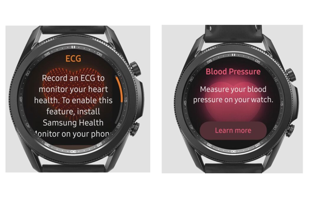 samsung watch 3 blood pressure app