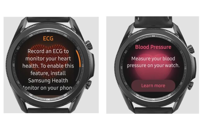 samsung galaxy watch 3 blood pressure app