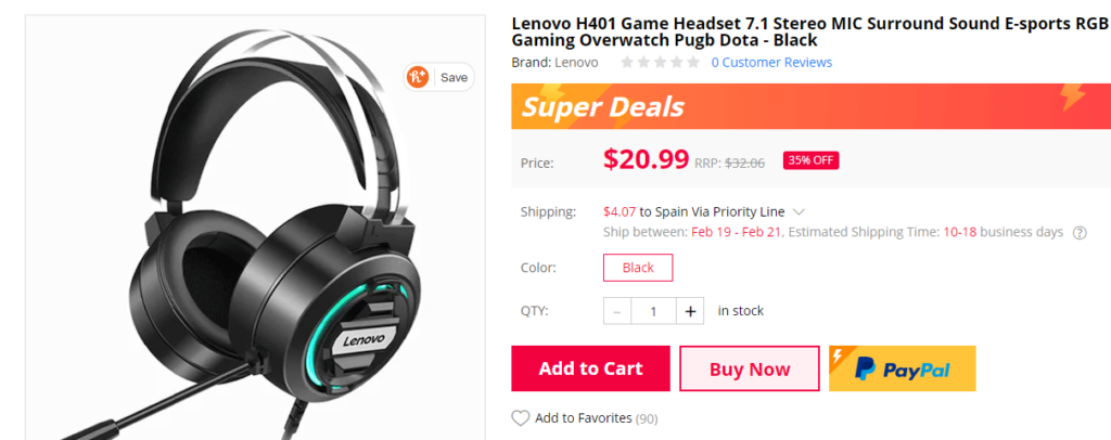 Lenovo H401 Gaming headphone is just $20.99 for a limited time - Gizmochina