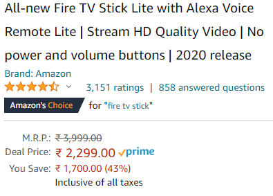 DEAL: Grab these deals from Amazon.in on Fire TV Stick 4K, Fire TV