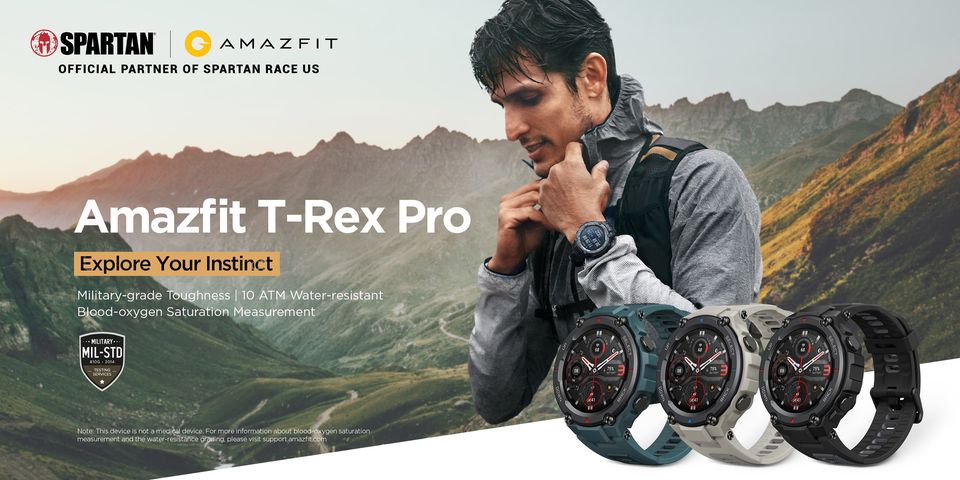 Amazfit T-Rex Pro rugged smartwatch launched for $179.99 - Gizmochina