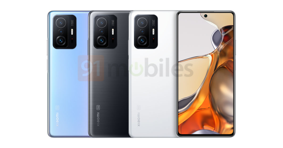 Xiaomi 11T Pro / 11T render emerges to reveal design, color