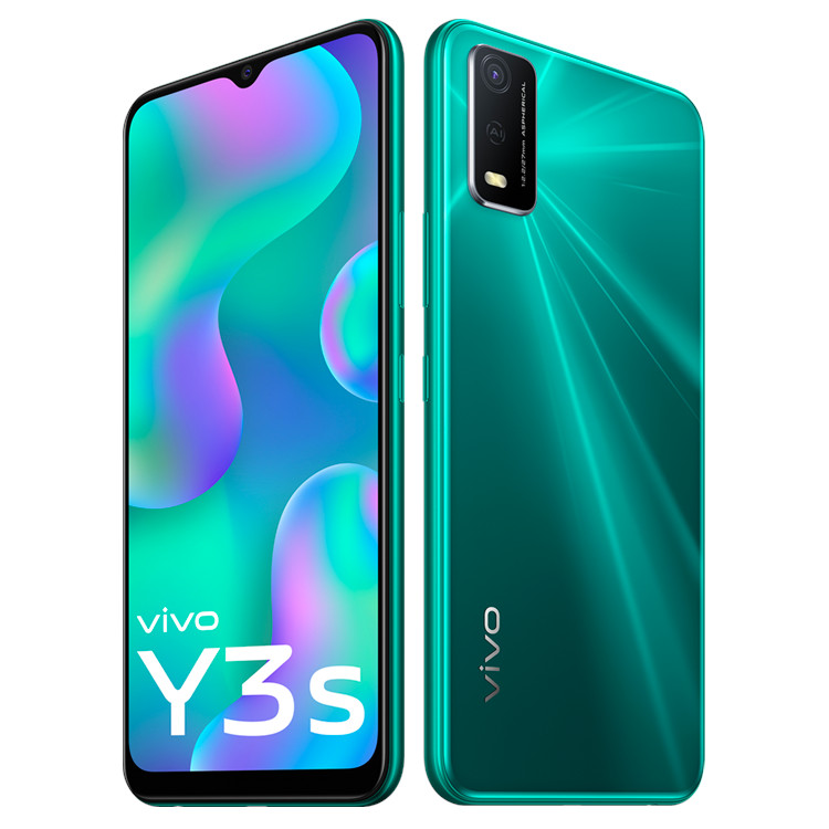 vivo y3s mint green