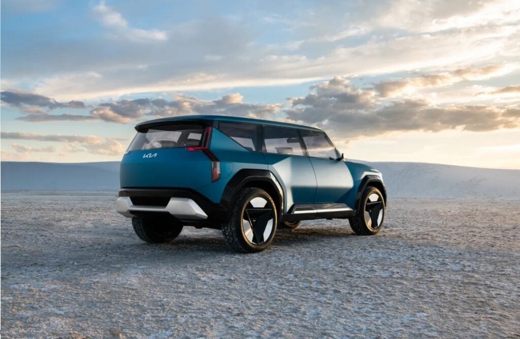 Kia unveils the EV9 Concept Electric SUV with an extra-large design ...