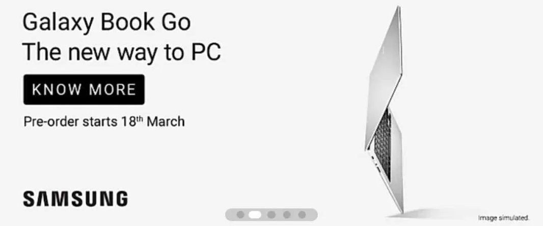 Samsung Galaxy Book Go with Snapdragon 7c Gen 2 SoC listed on Flipkart ...