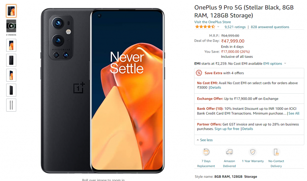 OnePlus 9 Pro & OnePlus 9 Get Massive Price Cuts On Amazon India ...