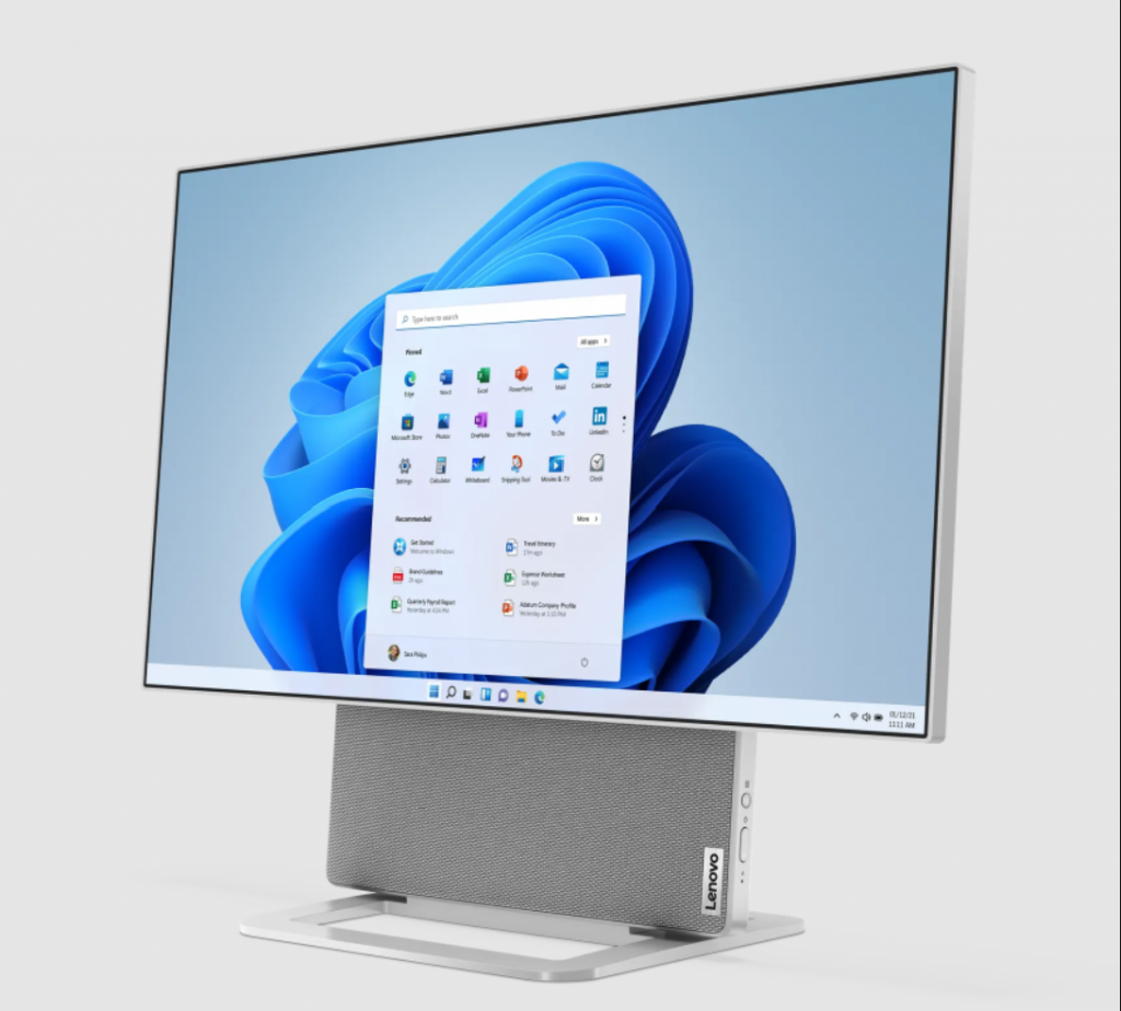 Lenovo YOGA AIO 7 is a 27-inch All-in-One PC with rotatable screen ...