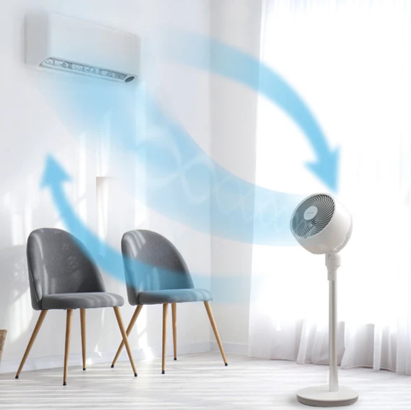 Ventilador de piso con circulación de aire Airmate