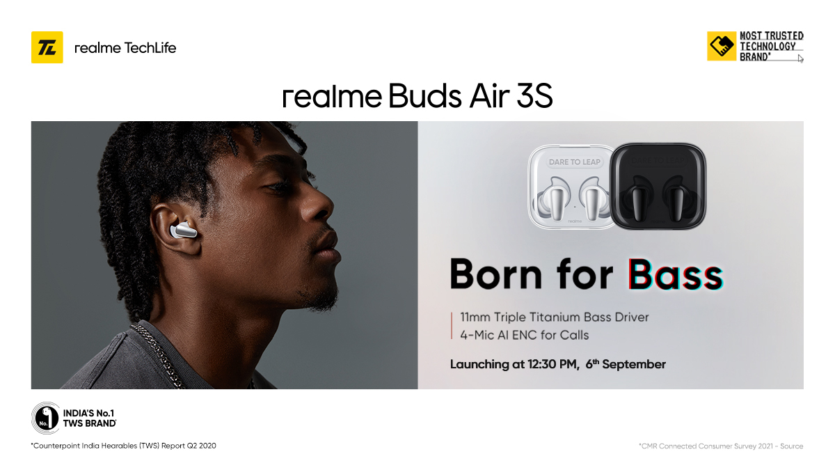 Realme Buds Air 3S goes on first sale today - Check price, specs