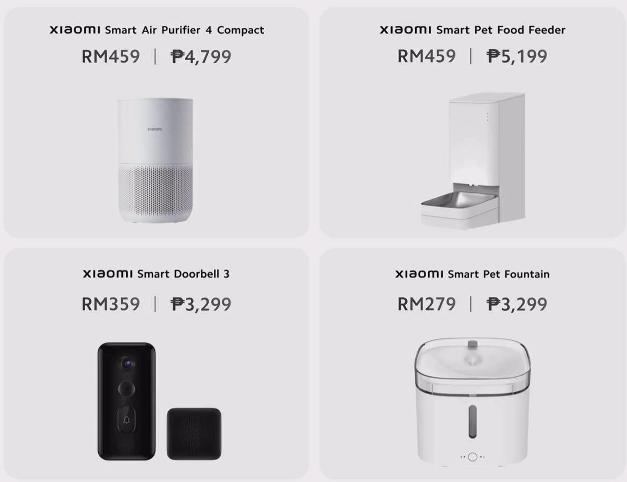 Xiaomi Smart Home Devices