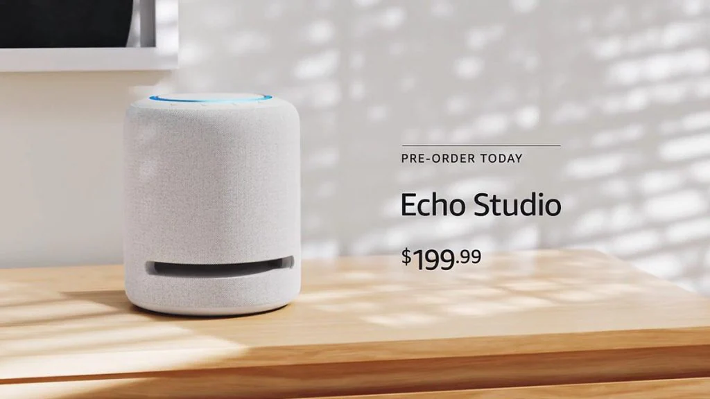 launches high-end smart speaker Echo Studio for $199