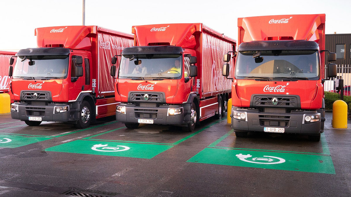 tesla semi coca cola