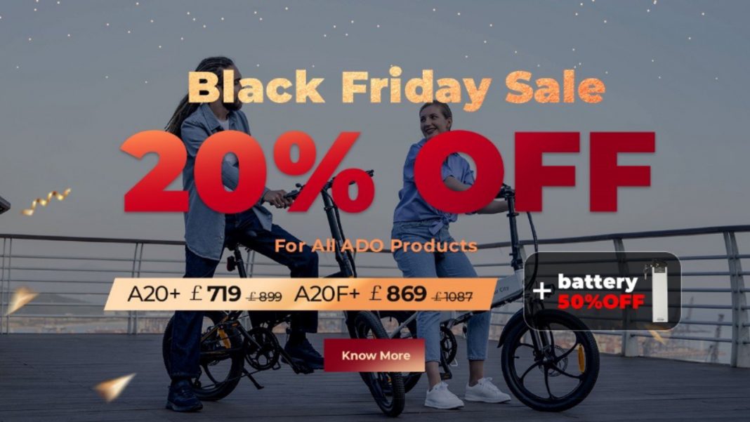 ADO EBike's Black Friday Campaign Begins With Up To 20 OFF On All