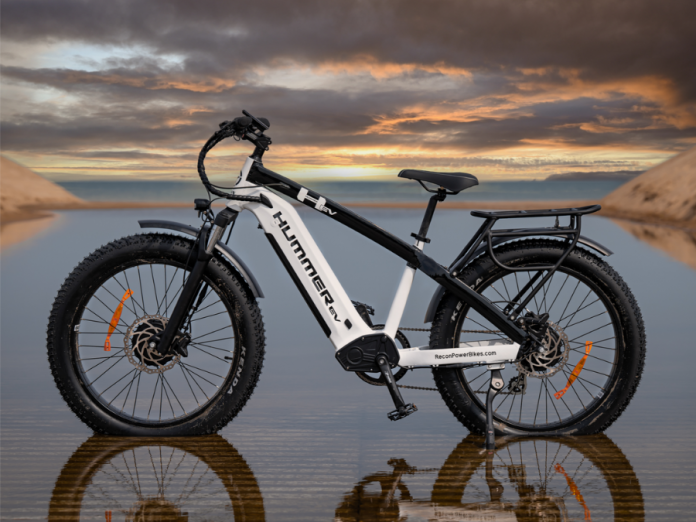 GMC HUMMER EV AWD ebike with 2,400W peak power & 45km/h top speed