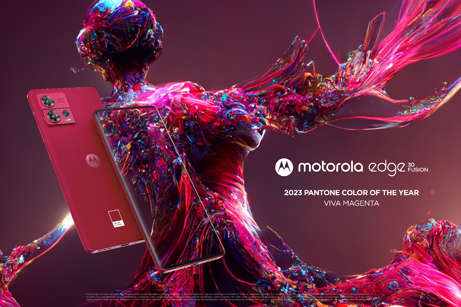 Celular Motorola Edge 30 Fusion Ee Viva Magenta