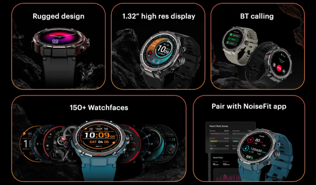 NoiseFit Force Smartwatch Launching Soon in India With Rugged Design ...