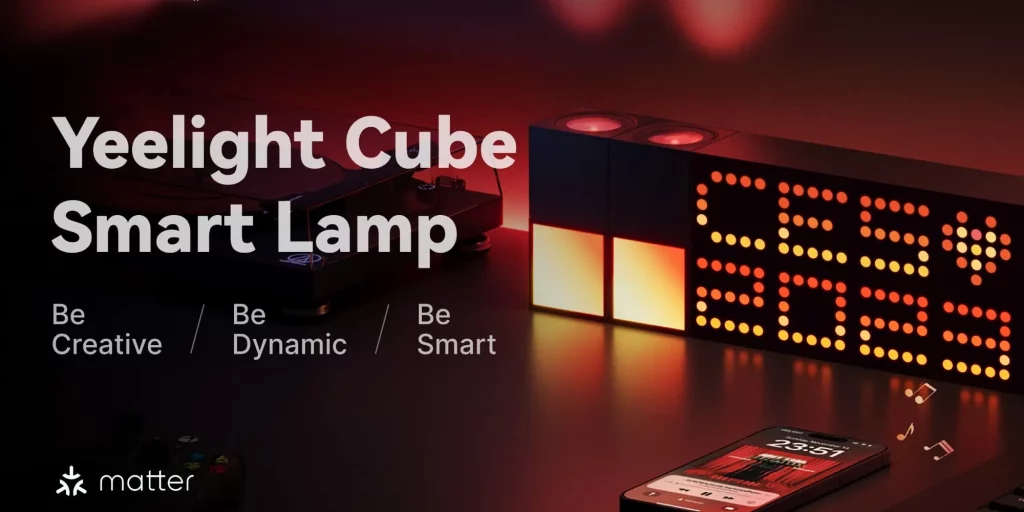 Yeelight Joins The Matter Party With a Modular Cube Light and More